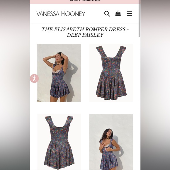 Vanessa Mooney Elisabeth Romper - Picture 2 of 5
